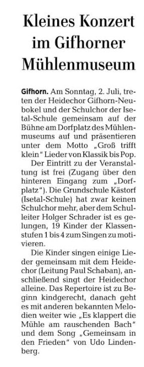 Zeitungsartikel